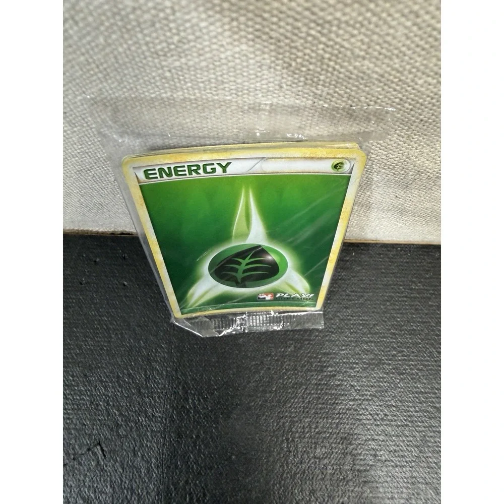 Pokemon Energy Card Pack Unisex OS Green 2010 Play! League Crosshatch Holo Promo